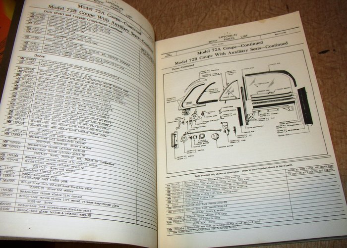 1942 Lincoln Body Parts Pages 6