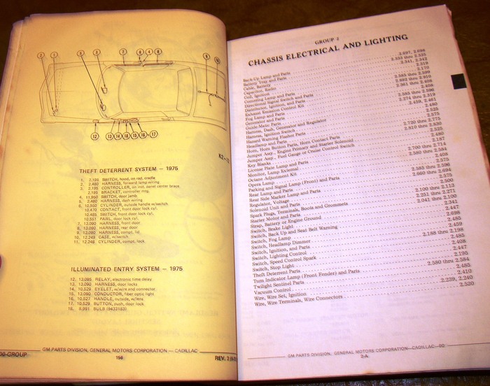 1974 Cad Parts Pages 3