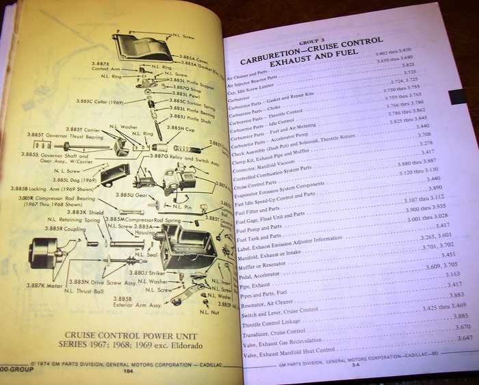 1974 Cad Parts Pages 4