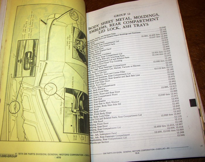 1974 Cad Parts Pages 7