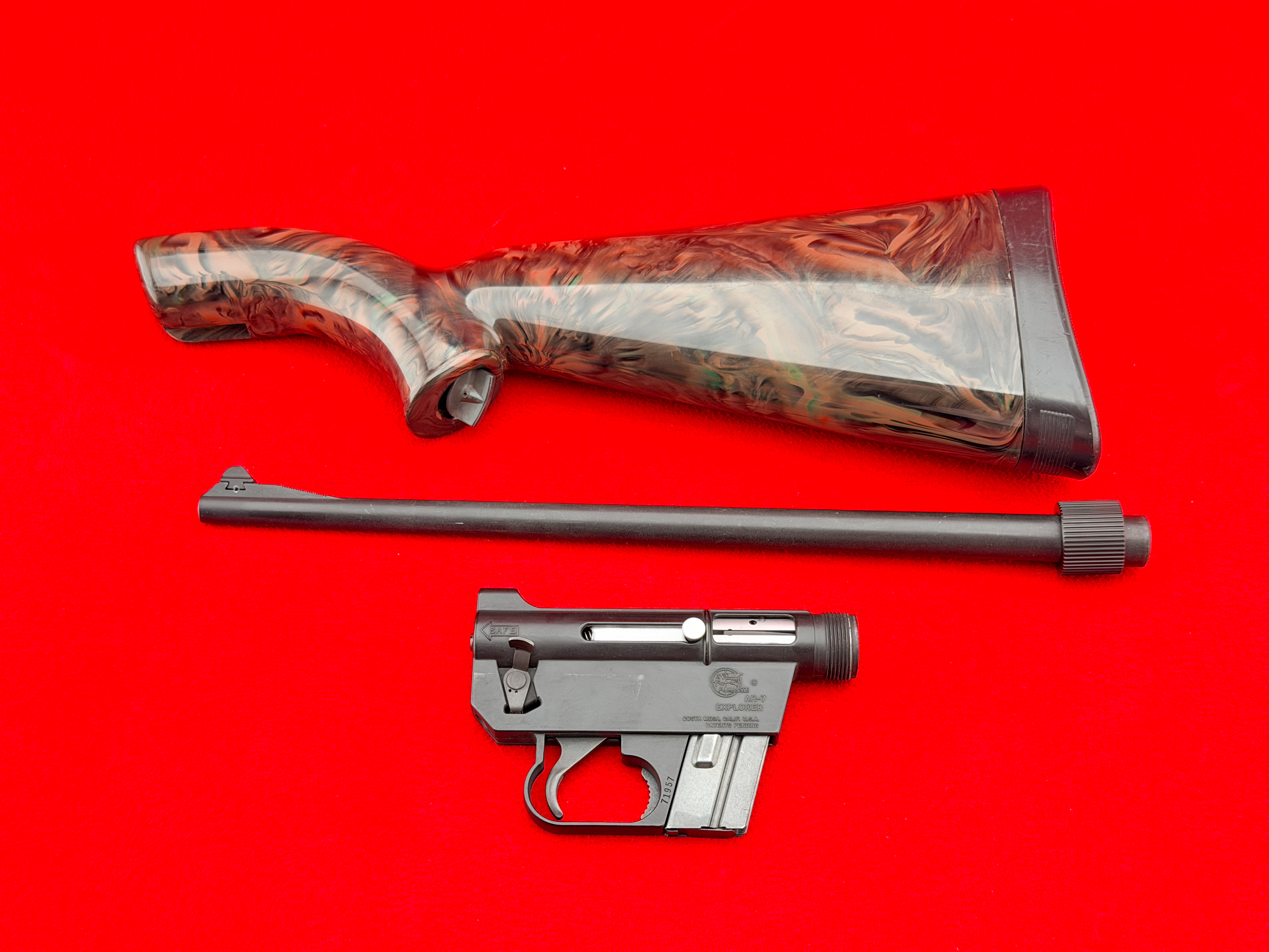 1965 Armalite AR-7 Explorer .22 LR 16" Survival Takedown Rifle - C&R-img-0