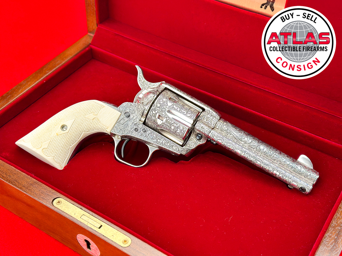 Colt-HOLY GRAIL "INTERPOL" COLT SAA .45 ACP SILVER *ALVIN WHITE MASTER ENGRAVED*-HOLY GRAIL "INTERPOL" .45 ACP SILVER *ALVIN WHITE MASTER ENGRAVED*