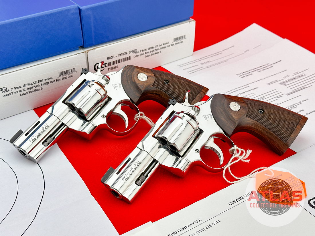 Colt-FIRST SET EVER MADE! - 2021 Colt Python 3" BSTS .357 Mag - CONSECUTIVE SN#-FIRST SET EVER MADE! - 2021 3" BSTS .357 Mag - CONSECUTIVE SN#
