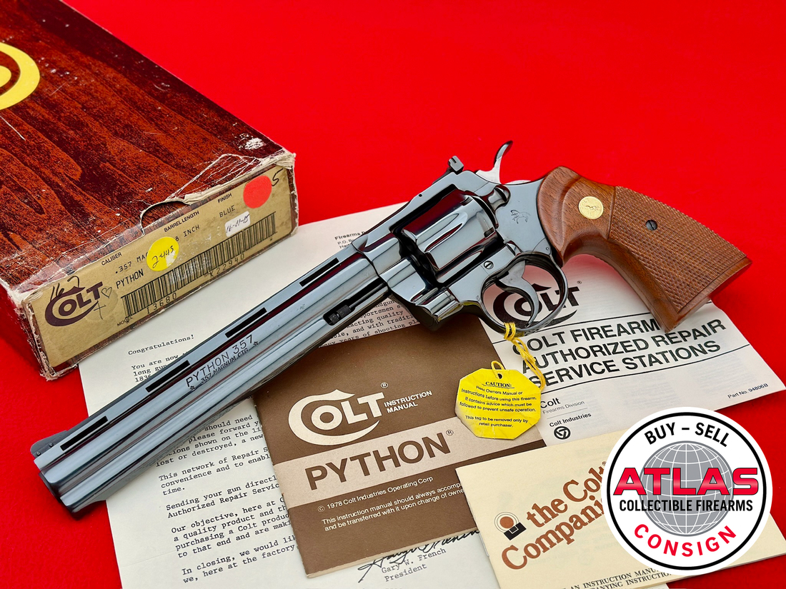 Colt-UNFIRED 1981 Colt Python 6" Royal Blue 357 Magnum - 100% COMPLETE & MINT-UNFIRED 1981 6" Royal Blue 357 Magnum - 100% COMPLETE & MINT