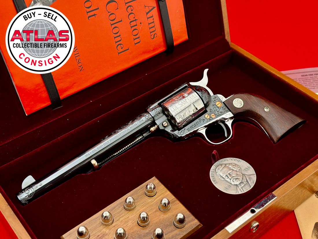 Colt-1964 Colt SAA 45 LC Royal Blue 7.5" | ALVIN WHITE FACTORY MASTER ENGRAVED |
HOLY GRAIL 2ND GEN. - "AAW" SIGNED - 1 OF 200 MADE-1964 45 LC Royal Blue 7.5" | ALVIN WHITE FACTORY MASTER ENGRAVED | HOLY GRAIL 2ND GEN. - "AAW" SIGNED - 1 OF 200 MADE