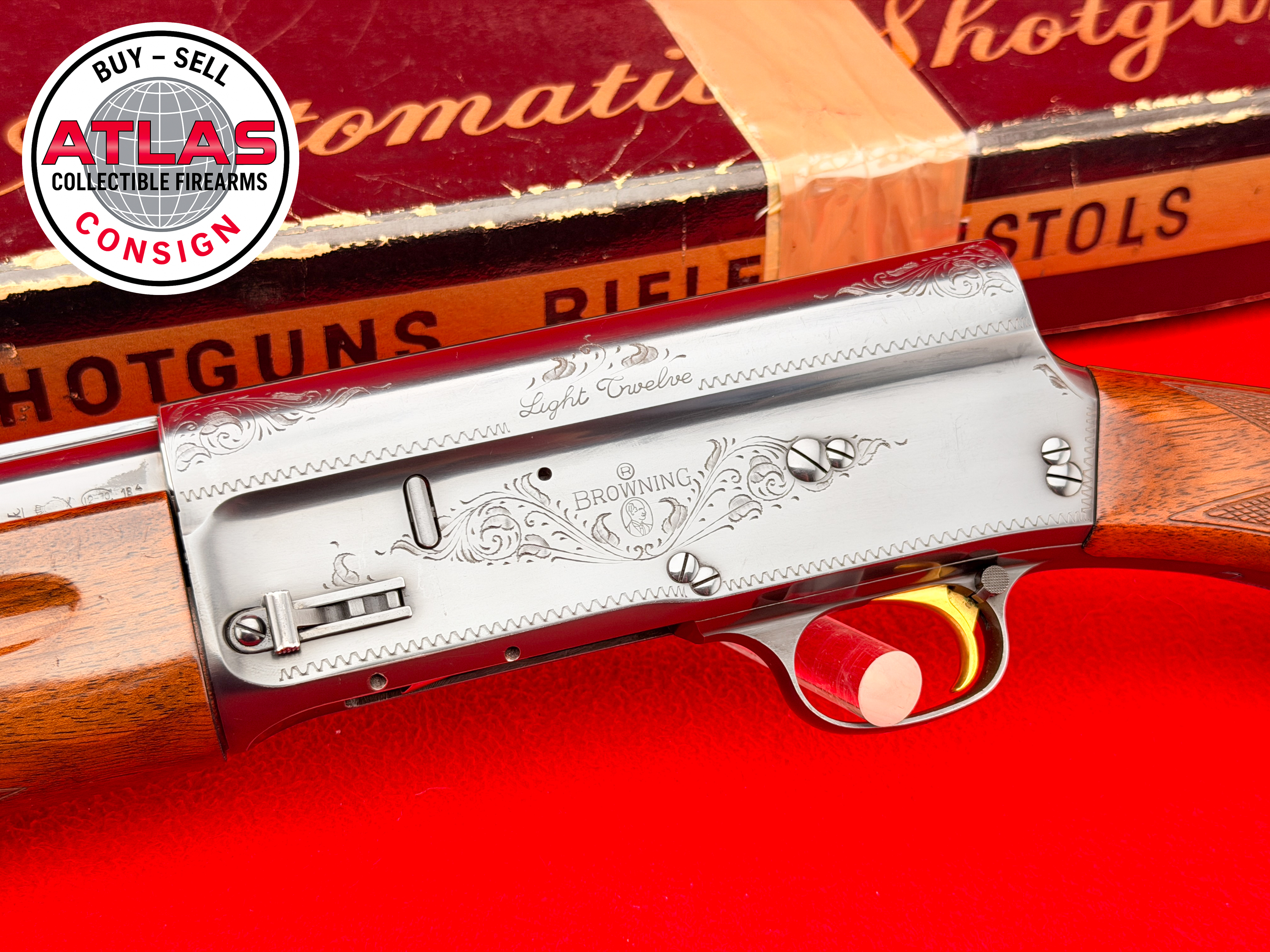 Browning-1972 Belgian Browning Auto-5 A5 Light Twelve 12 GA 28" Vent Rib MOD w/ Box-Belgian Made, 28" Vent Rib Barrel, Modified Choke w/ Box
