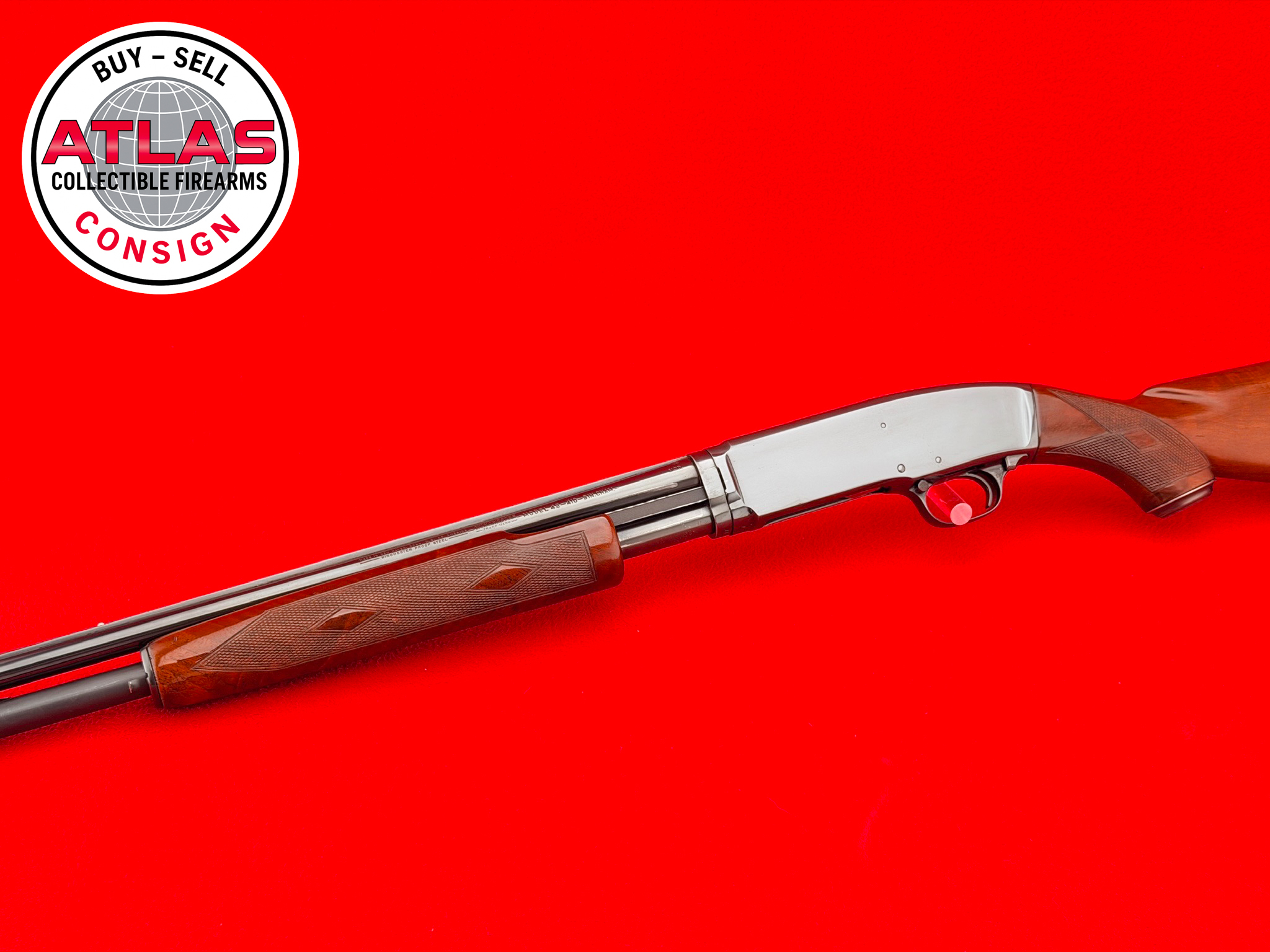 Winchester-HOLY GRAIL 1954 Winchester Model 42 .410 GA 26" Solid Rib "MODIFIED" Choke-26" Solid Rib, Modified Choke, 3" Chamber