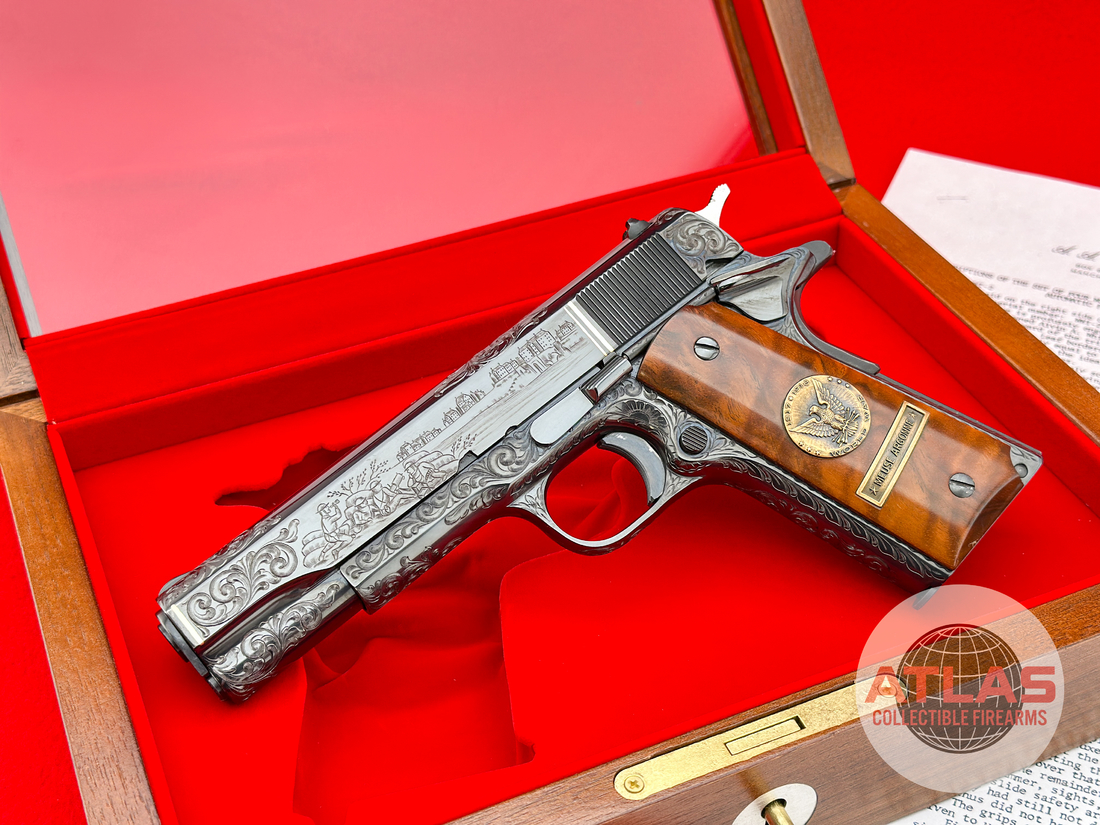 Colt-PROTOTYPE - ALVIN WHITE MASTER ENGRAVED 1966 COLT GOV'T .38 SUPER - 1 OF 1-PROTOTYPE - ALVIN WHITE MASTER ENGRAVED 1966 GOV'T .38 SUPER - 1 OF 1