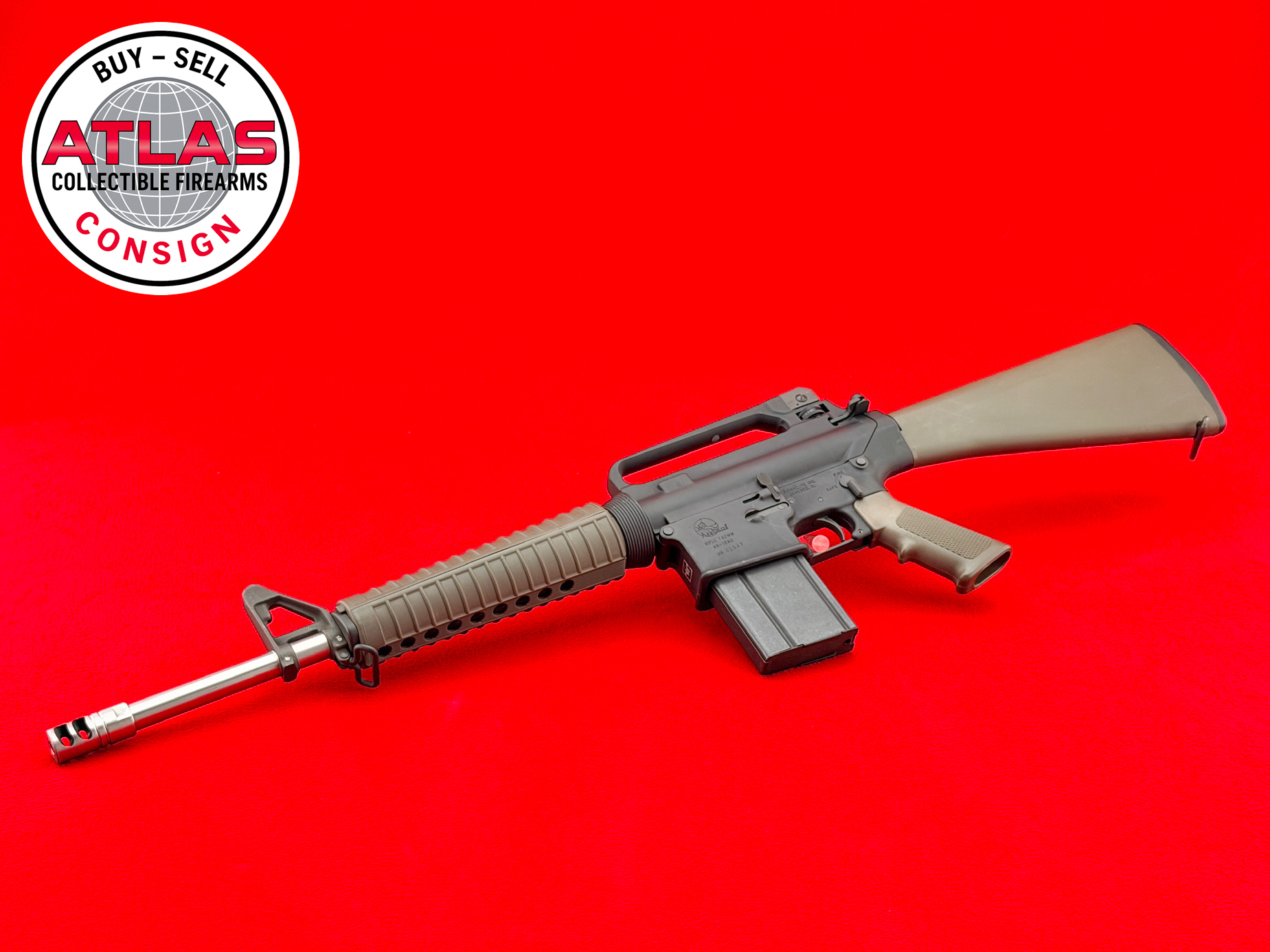 ArmaLite AR-10A2 16" Stainless 7.62x51mm / .308 Win w/ A2 Carry Handle-img-0