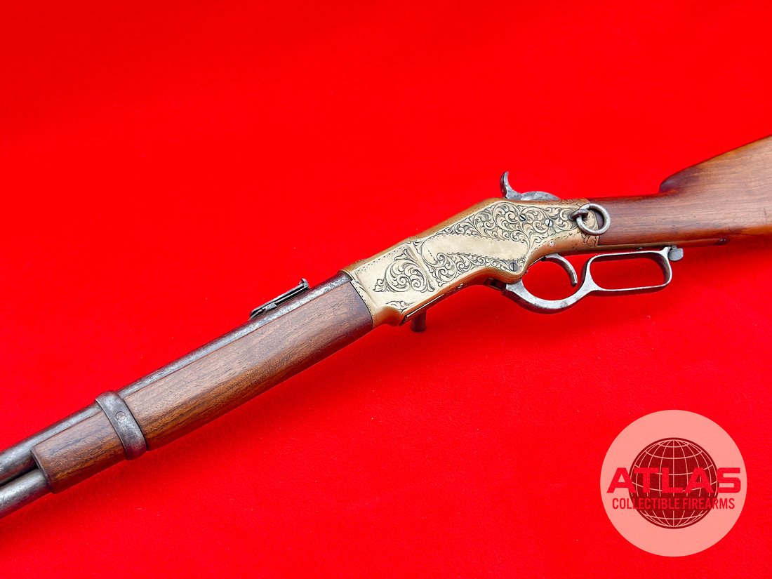 Winchester-HISTORIC NIMSCHKE ENGRAVED WINCHESTER 1866 SADDLE RING CARBINE .44 CF-HISTORIC NIMSCHKE ENGRAVED SADDLE RING CARBINE .44 CF