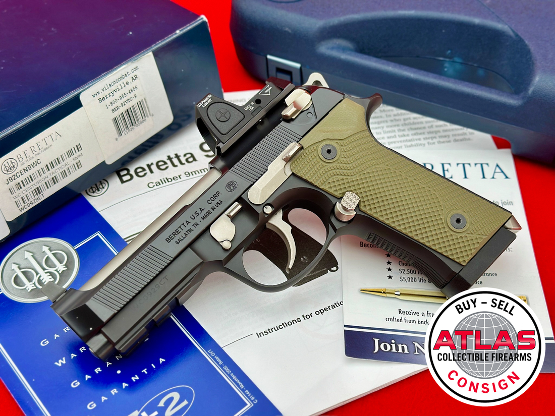 Wilson Combat-Wilson Combat / Beretta 92G Elite "WC" Centurion Tactical 9mm - Collector!
SERIAL #929 - 100% COMPLETE & MIINT 1911 - OPTIC-/ Beretta Elite "WC" Centurion Tactical 9mm - Collector!
SERIAL #929 - 100% COMPLETE & MIINT 1911 - OPTIC