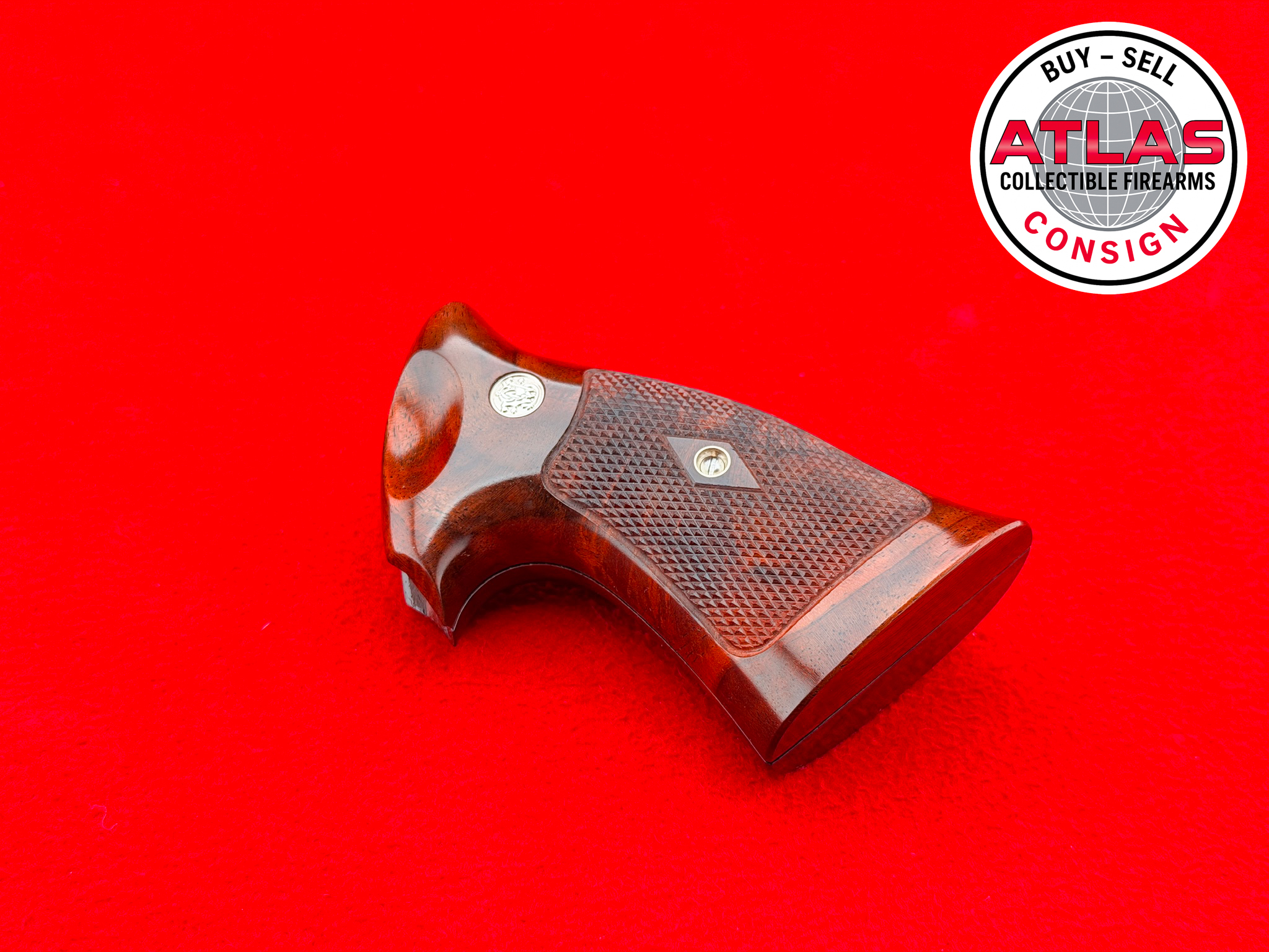 Rare S&W Pre-Model 29 27 58 N-Frame Keith Brown "Coke Bottle" Target Grips-img-0