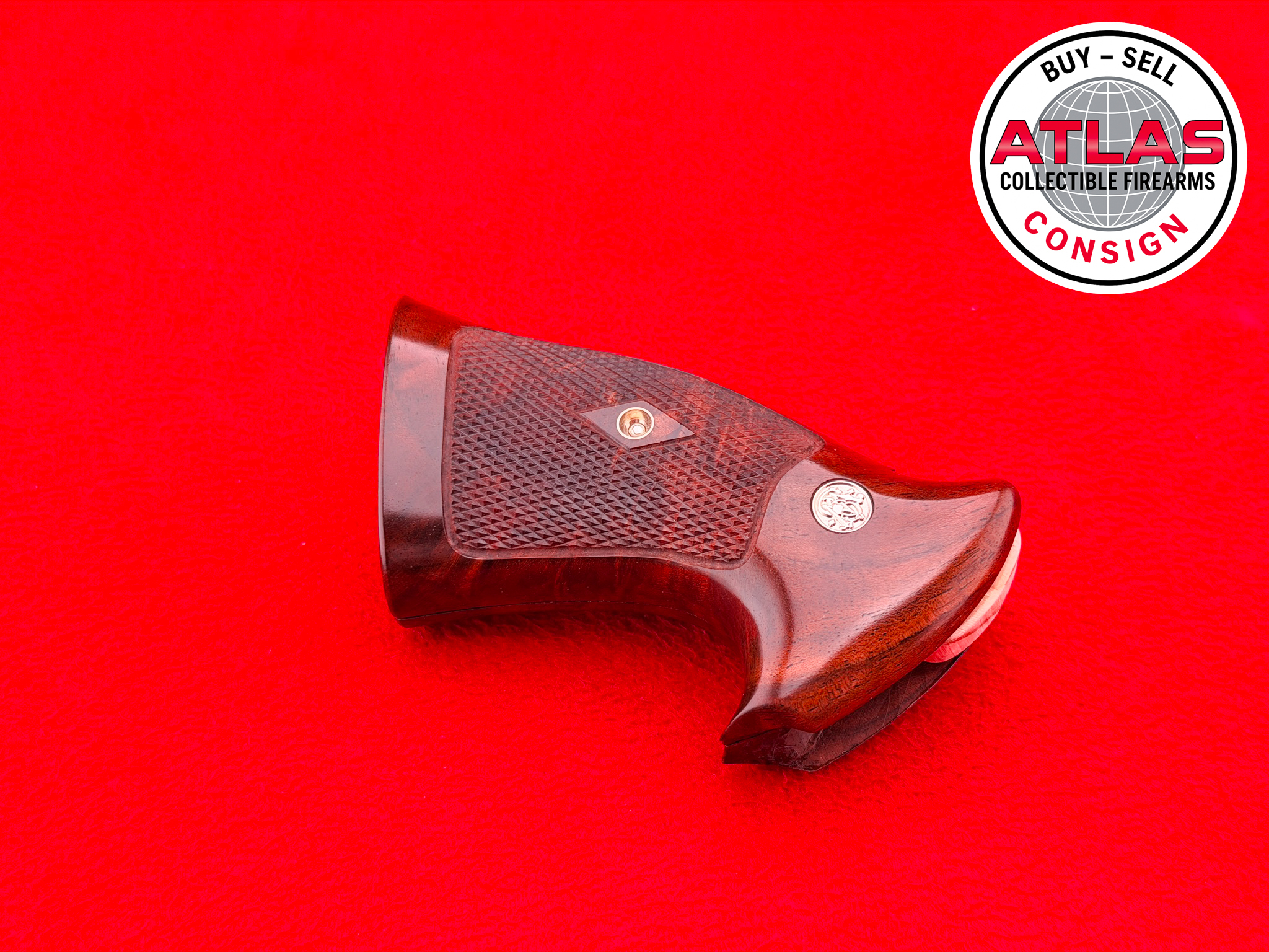 Rare S&W Pre-Model 29 27 58 N-Frame Keith Brown "Coke Bottle" Target Grips-img-1