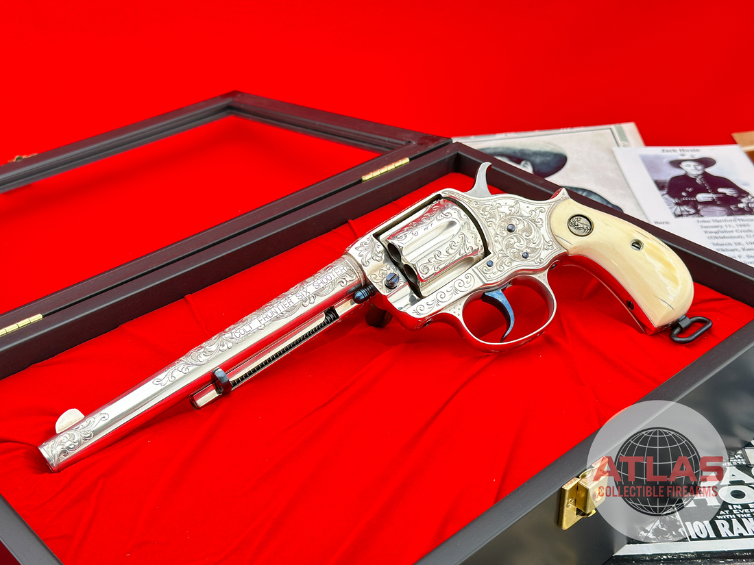 Colt-MASTER ENGRAVED | COLT 1878 D/A FRONTIER SIX SHOOTER .44-40| SILVER & IVORY-MASTER ENGRAVED | 1878 D/A .44-40| SILVER & IVORY