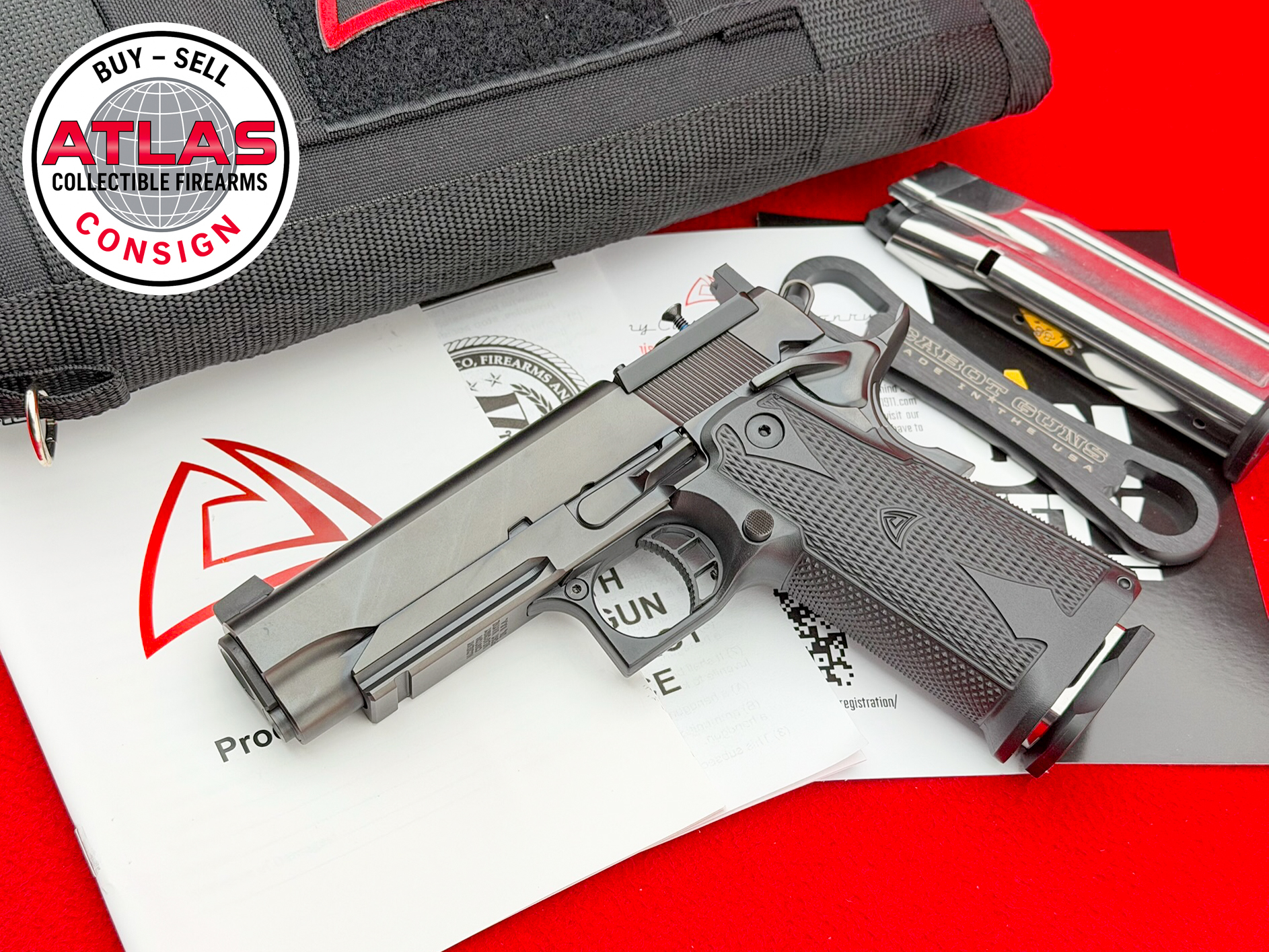 Alchemy Custom Weaponry-STUNNING Alchemy Custom Weaponry 9mm Quantico HiCap Carry 4.25"-4.25" Custom Carry Pistol